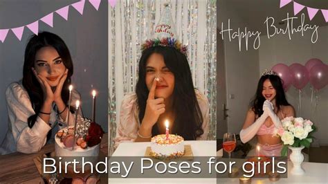 cute birthday pics|birthday poses for girls.